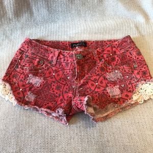 Bandana Print Shorts